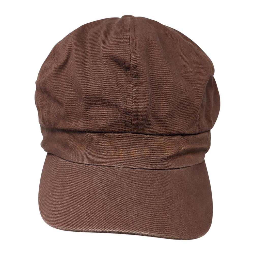 My Only Cadet Army Cap Brown One Size Stretchable Lightweight Blank Cotton